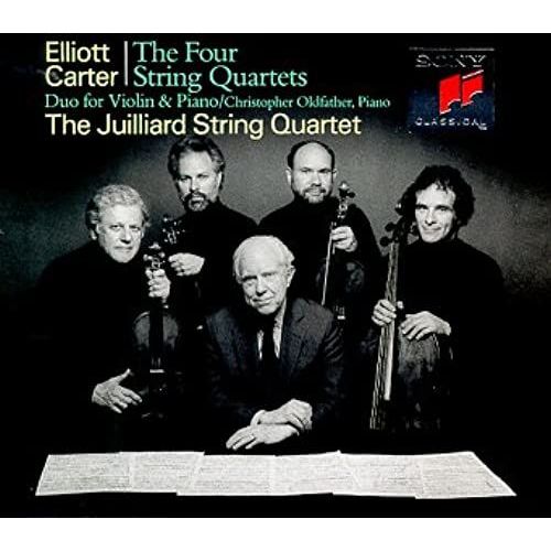 Elliott Carter: The Four String Quartets / Duo For Violin & Piano - The Juilliard String Quartet / Christopher Oldfather - Unknown