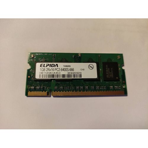 ELPIDA 1GB 2Rx16 PC2-6400S-666