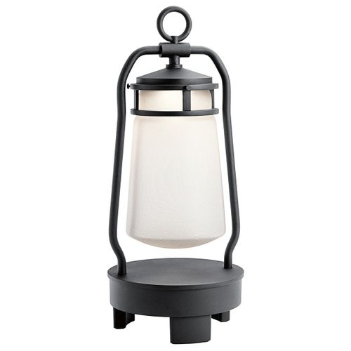 Elstead Lyndon Lanterne Haut-Parleur Bluetooth Portable Extrieur Led Intgre, Prise Eu, Noir Textur, Ip44