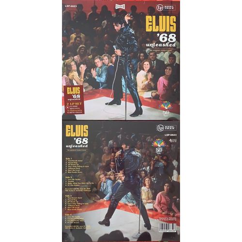 Elvis Presley 68 Unleashed The Legendary Standup Shows 29 Juin 1968 - 6.00 Pm & 8.00 Pm Nbc Studio 4 Burbank 2 Lps Classic Red Vinyls 22 Tracks Soundboard Recording dition Limite 300 Ex - 