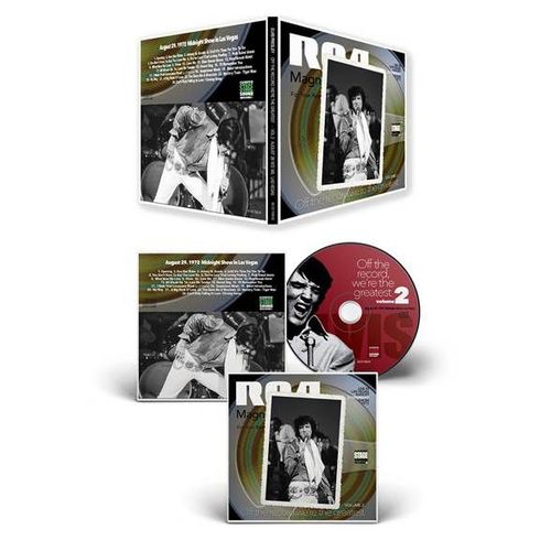 Elvis Presley Off The Record We're The Greatest Vol 2 Deluxe Digipack Live In Las Vegas 29/08/1972 M.S. 24 Tracks Phnomnal Audience Recording dition Limite 400 Ex Au Monde Neuf & Scell Trs Rare - 