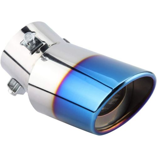 Embout Echappement, Cache Pot D'chappement Universel Silencieux De Exhaust End Voiture En Acier Inoxydable Et Fibre Carbone Brillant Accessoire Automobile Tuning Pour Plupart Voit[Voi6172255]