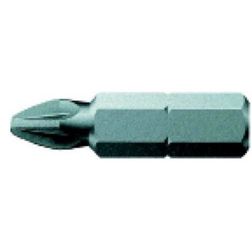 Embout Semi-Dur, Pour Vis Cruciforme 1/4'' Pz, Dimensions : Pz 3, Long. Totale 25 Mm