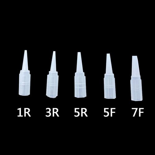 Embouts D'aiguille De Tatouage De Petite Taille 1rl, 200 Pices/Sac, Bouchons De Mamelon Pour Machine De Maquillage Permanent, Livraison Gratuite
