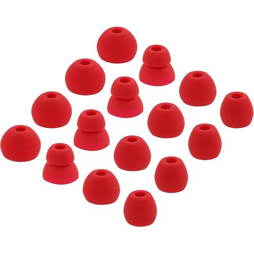 Embouts De Rechange Pour Casque Powerbeats Pro, 8 Paires S/M/L/D, 4 Tailles, Embouts En Silicone Souple, Adapts Pour Powerbeats Pro (Rouge)[ECO5240842]