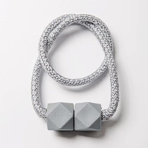 Embrasses De Rideaux Magntiques En Forme De Rubik's Cube,Conception Moderne,Simple Et lgante,Dgagement,Conception De Ulpaissie Amliore,2024,4 Pices - Type Gray 4pcs