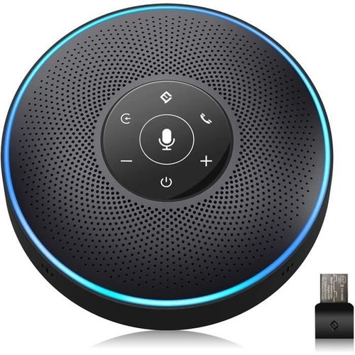 emeet Bluetooth Mains Libres Tlphone de confrence - Office Core M2 Enceinte sans Fil Mains Libres conferencing 8 m Large Champ de