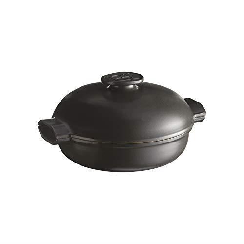 Emile Henry Eh779563 Sauteuse Delight Cramique Induction, 2.5 Litres Noire Eh779563