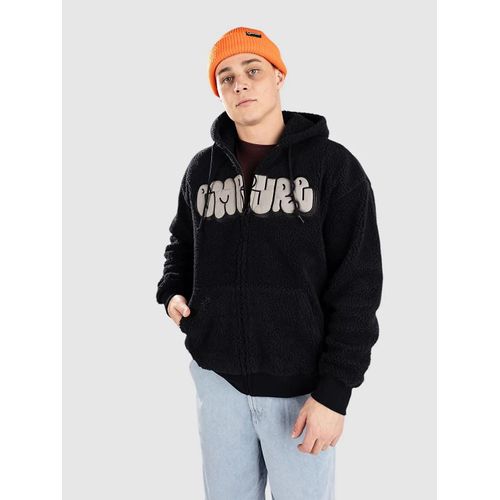 Empyre Sherpa Sweat  Capuche Zipp Noir