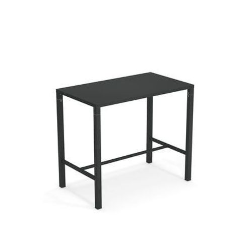 Emu - Table Mange-Debout Nova Rectangulaire - Fer Ancien - 120 X 70 Cm - Gris