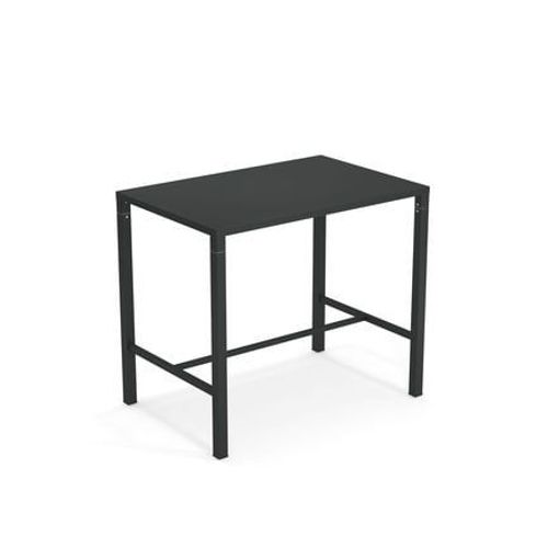 Emu - Table Mange-Debout Nova Rectangulaire - Fer Ancien - 120 X 80 Cm - Gris