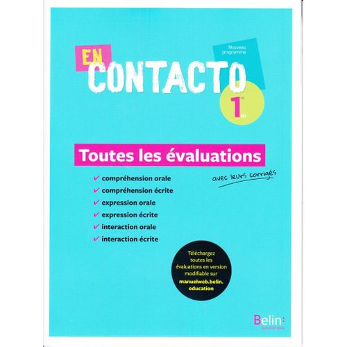 En Contacto Espagnol 1re 2019 Livre Du Professeur   