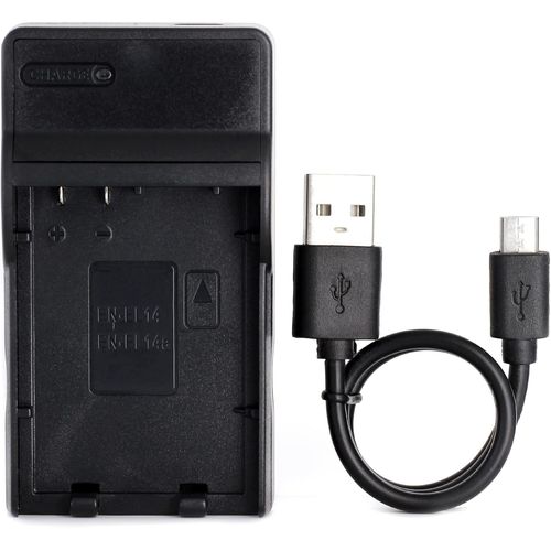 EN-EL14 USB Chargeur pour Nikon Coolpix P7000,Coolpix P7100,Coolpix P7700,Coolpix P7800,DSLR D3100,DSLR D3200,DSLR D5100,DSLR D5200 Camra et Plus