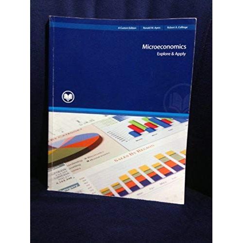 Enc 212 Microeconomics, Explore & Apply (A Custom Edition For Rio Salado College) Taken From Title O   de Ronald M. Ayers  Format Broch 