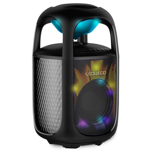 Enceinte Autonome LEDWOOD DROP300, Effet LED RVB, 300W, Bluetooth 5.3 USB, son 360, X-Bass, Projection IPX5, Cble USB-C
