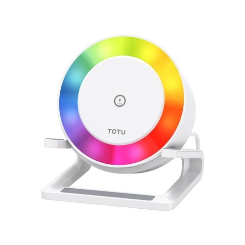 Enceinte Bluetooth 4 en 1 Multifonctionnelle Avec Chargeur Sans Fil 15W et Lumire LED YONIS