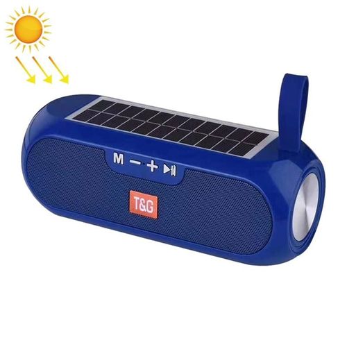 Enceinte Bluetooth Solaire tanche Super Bass Avec FM USB AUX Rouge YONIS