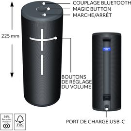 Jbl Xtreme 4 Ultimate Ears MEGABOOM Enceinte Bluetooth Sans Fil (Imperméable Et Antichoc) - Deep Radiance Ultimate Ears Epicboom