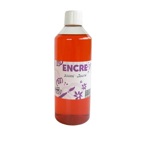Encre  Dessiner Jaune Clair 500ml = Jaune Citron