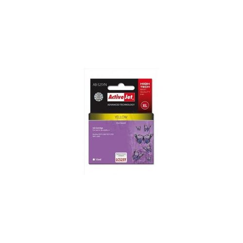 Encre Activejet Ab-525yn | Jaune | 15 Ml | Frre Lc525y Action Expacjabr0064