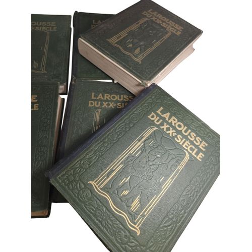 Encyclopdie Complte Larousse Du Xxe Sicle ? 6 Tomes Relis ? dition Ancienne Illustre ? A  Z**   