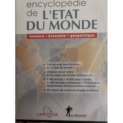 Encyclopdie De L'tat Du Monde - Cd-Rom