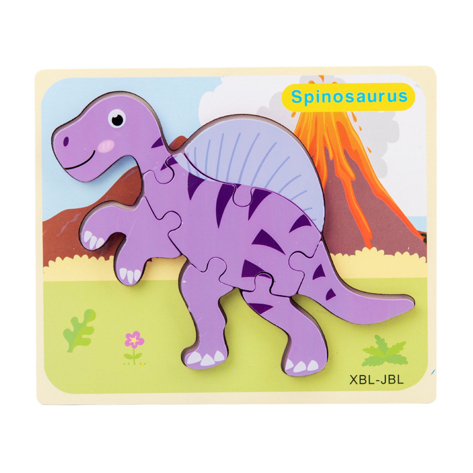 Enfant Puzzles Pour 1 2 3 Ans Garcons Dinosaure En Bois Puzzles Pour Enfants Ages 3 Bebe Infantile D Apprentissage Educatifs Dinosaure Jouet Cadeau Style1 Rakuten