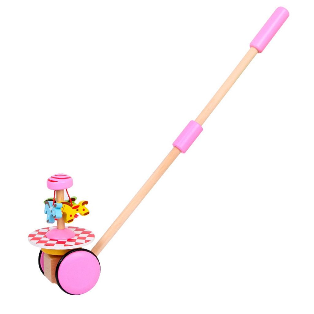 Enfants Jouet 19 En Bois Creatif Bebe Apprentissage Tige De Marche Spirale Chariot Jouet Pour 1 Ans Bebe Education Jouet Chariot Pink Rakuten