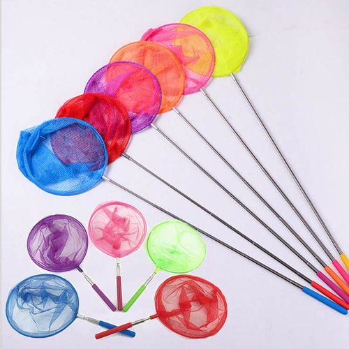 Enfants Tlescopique Papillon Poisson Net Portable Systole Extensible Anti-Drapant Poigne Parfait Attraper Insectes Insectes En Plein Air Pche Jouets