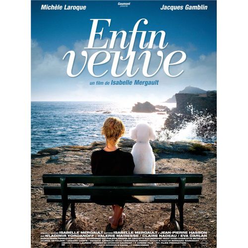 Enfin Veuve - Vritable Affiche De Cinma Plie - Format 40x60 Cm - De Isabelle Mergault Avec Michle Laroque, Jacques Gamblin, Tom Morto, Valrie Mairesse, Claire Nadeau, Eva Darlan - 2008