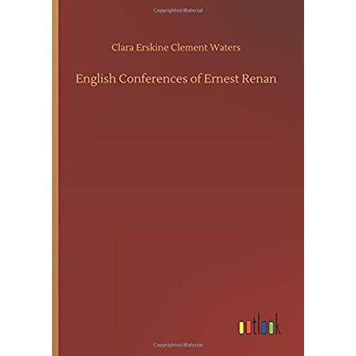 English Conferences Of Ernest Renan    Format Reli 