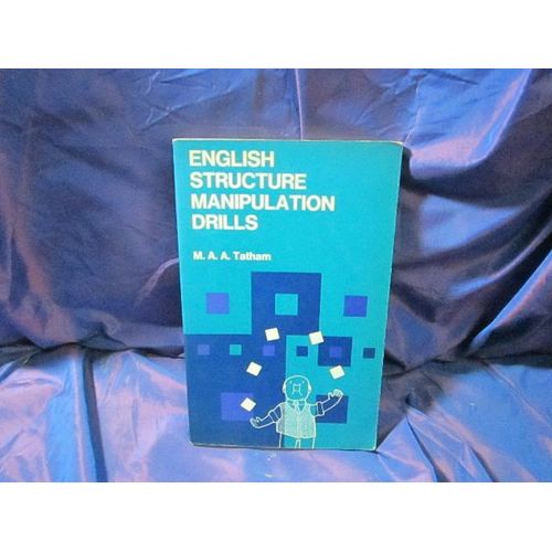 English structure manipulation drills Livre ancien Rakuten