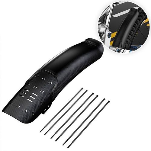 Enlee-Garde-Boue Universel En Fibre De Carbone Pour Roue Avant Et Arrire De Vlo,Aile  Coque Rigide Pour Bicyclette De Route Et Vtt - Type Yingke2 Black