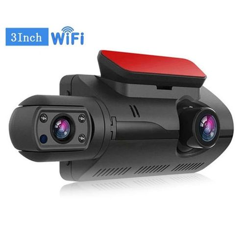 Enregistreur de trafic WiFi  double objectif,vision nocturne ultra claire,surveillance du stationnement 24h/24,2K,1080P - Type 3 inch WIFI 2K-Aucun