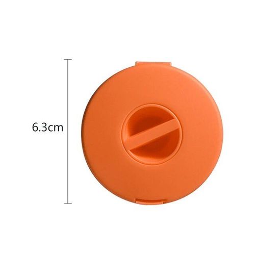 Enrouleur De Fil Rond Portable,Gestion Des Cbles,valuation De La Rette Rtractable,Support De Chargeur Usb,Fil De Souris,Rangement De L'couteur - Type A-Orange