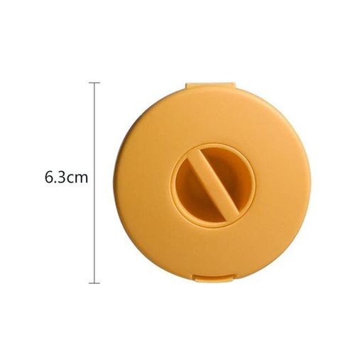 Enrouleur De Fil Rond Portable,Gestion Des Cbles,valuation De La Rette Rtractable,Support De Chargeur Usb,Fil De Souris,Rangement De L'couteur - Type A-Yellow