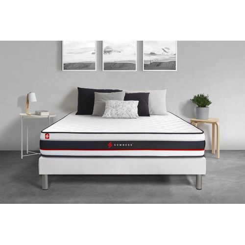 Ensemble 140x190 Matelas Form + Sommier Kit Blanc