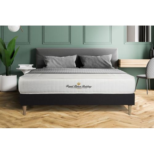 Ensemble 140x200 Matelas Lancaster Ressorts Ensaches Et Memoire De Forme + Sommier Kit Noir