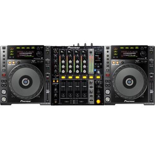 Ensemble 2 Platines Pioneer CDJ 850 + table de mixage DJM700