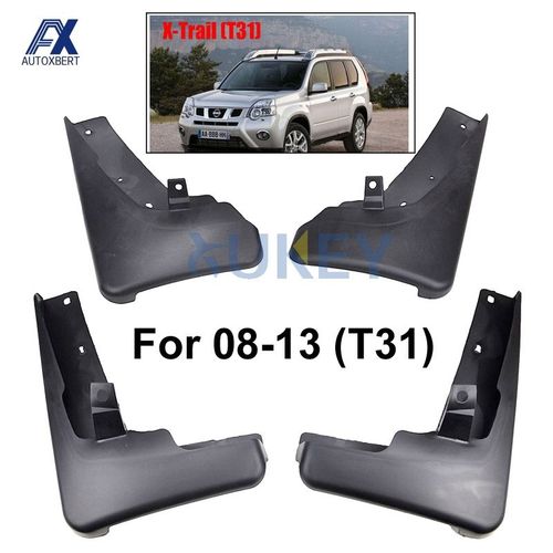 Ensemble Bavettes De Boue De Voiture Pour Nissan X-Trail T31 2008-2013 Pare-claboussures Bavette Garde-Boue Garde-Boue Xtrail 2009 2010 2011 2012