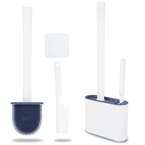 Ensemble Brosse Wc Et Support En Silicone De Haute Qualit : Nettoyage Sans Effort, Design Ergonomique, Schage Rapide, Installation Polyvalente
