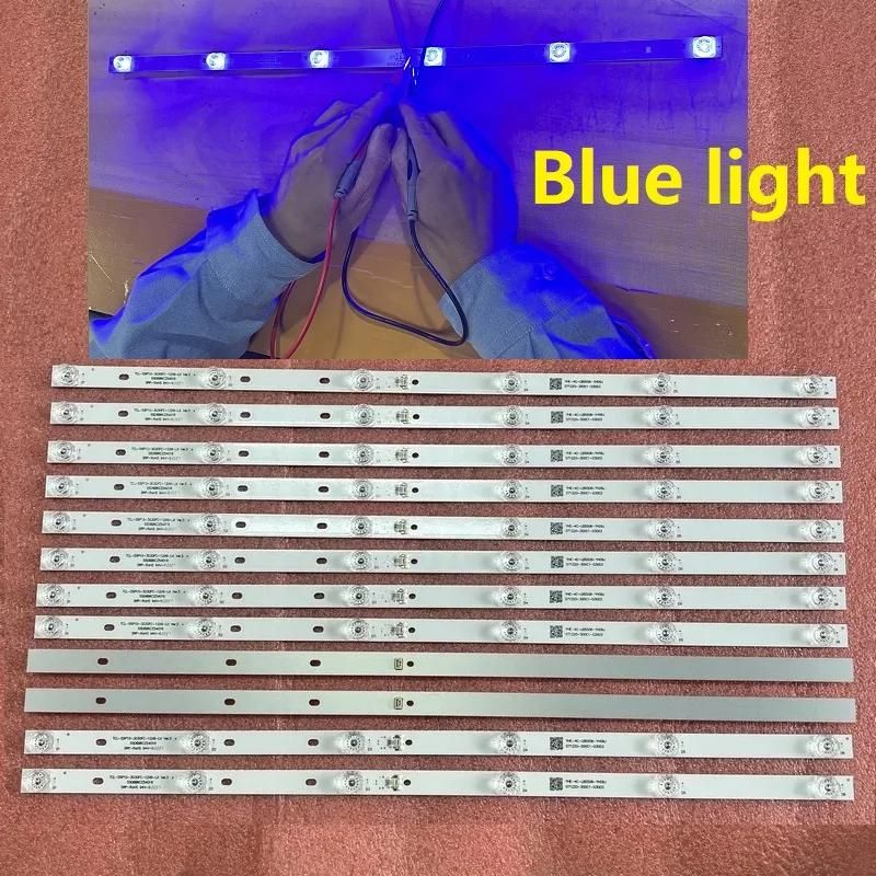 Ensemble complet de bandes de rtro-clairage LED (lumire bleue) pour TCL 55C715 55C717 55C716 55C78 TV-55P10-3030FC-12X6-LX 20200106 2 kit For 2 TV tats-unis