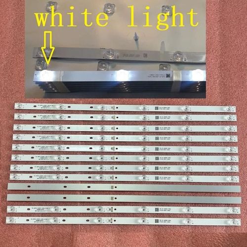 Ensemble complet de bandes de rtro-clairage LED pour TCL 55C715 55C717 55C716 55C78 TCL-55P10-3030FC-12X6-LX 20200106 YHF-4C-LB5506-YH10J 2 kit For 2 TV Espagne