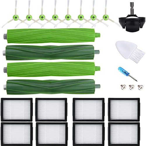 Ensemble d'accessoires de balayage 26 pices pour aspirateur robot irobot i7 i7+ E5 E6 Series, brosse principale, filtre, brosse latrale