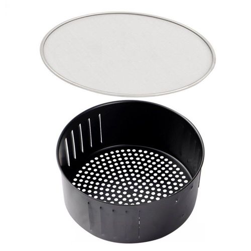Ensemble d'accessoires de remplacement pour friteuse  Air, filet anti-claboussures d'huile en acier inoxydable, panier  friture antiadhsif pour friteuses  Air de 19CM, 3,5l