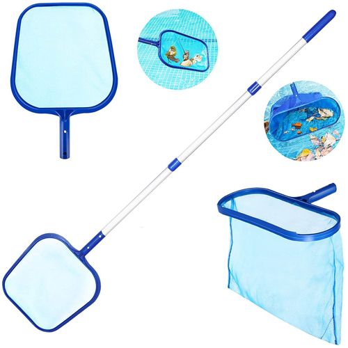 Épuisette Piscine, Épuisettes De Fond Avec 1.2m Poignée Détachable