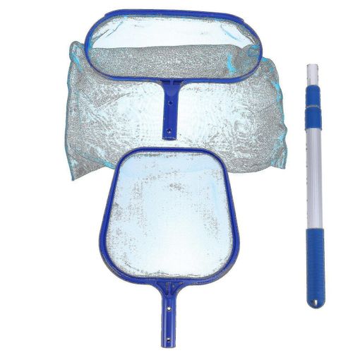 Ensemble D'puisettes Rtractables Pour Piscines  Aluminium Et Pvc Durables, 2 puisettes Pour Nettoyer Piscines, Aquariums, tangs Et Plus Encore