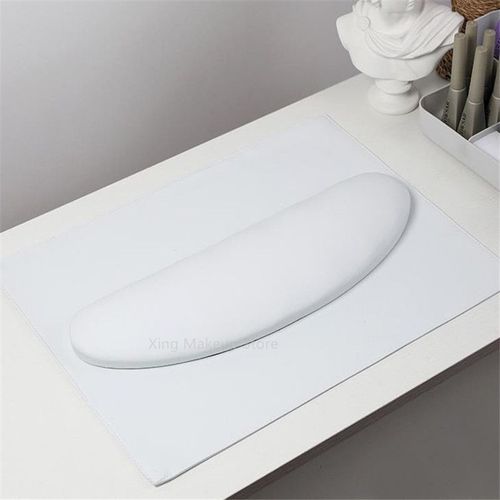 Ensemble D'oreillers Incurvs En Cuir Pu Pour Les Mains,Support De Coussin De Bras,Repose-Bras,Support D'art D'ongle,Outils De Manucure,Simple,4 - - Type White Set