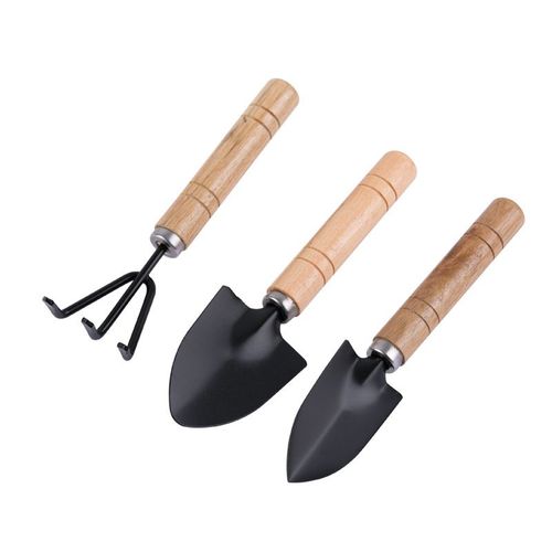 Ensemble D'outils De Jardinage, Ensemble D'outils De Jardinage De Balcon 3 Pices, Ensemble D'outils De Jardinage 3 Pices - Comprend : 1 Truelle  Terre, 1 Rteau  Fleurs, 1 Fourche  Foin