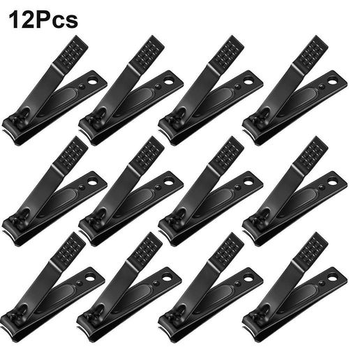 Ensemble De 12 Coupe-Ongles En Acier Inoxydable Pour Un Soin Sr Des Ongles Des Mains Et Des Pieds - Guide D'entretien Inclus